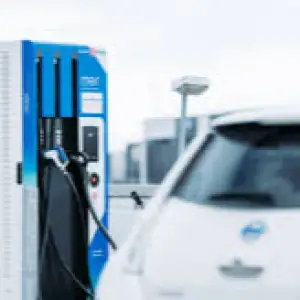 Blue Diamond Car Charging Station at Dubai Marina