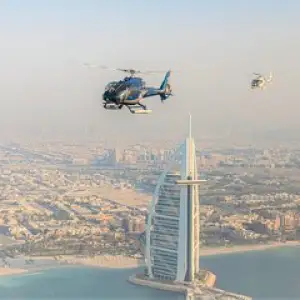 Helicopter Tour Over Palm Jumeirah and Burj Khalifa
